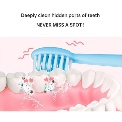 Oral Cleaning Powered Toothbrushes, Super Sonic Electric Toothbrushes With 3 Brush Heads Smart Timer Whitening IPX7 Smart Wireless Rechargeable Automatic Ultrasonic Electric Toothbrush Health care