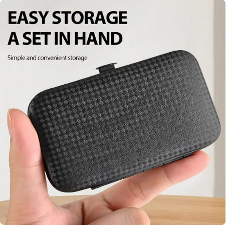 Home Nail Clipper 7piece Set Large Opening Manicure Tool Unisex Mini Compact Gift Eyebrow Clip Tweezers