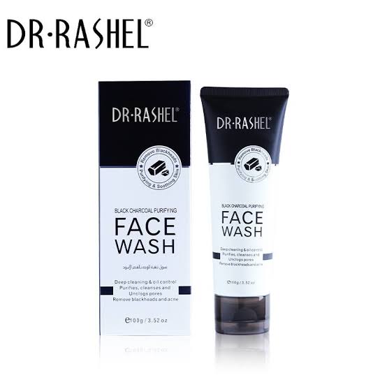 Dr. Rashel Black Charcoal Purifying Face Wash 100g
