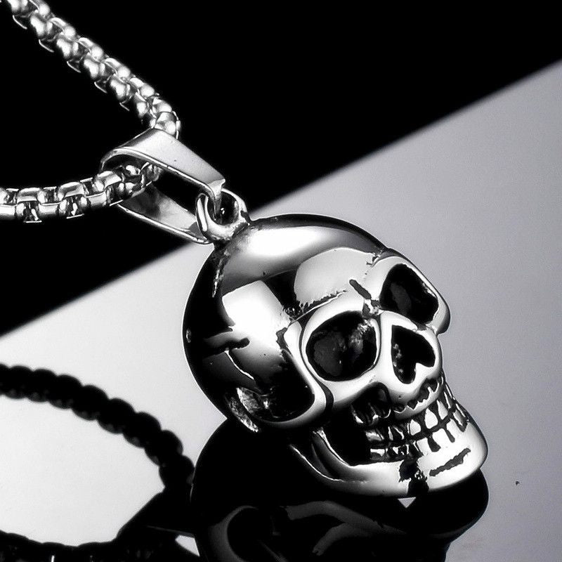Oversized Skull Necklace Men'S Fashion Fashion Accessories
