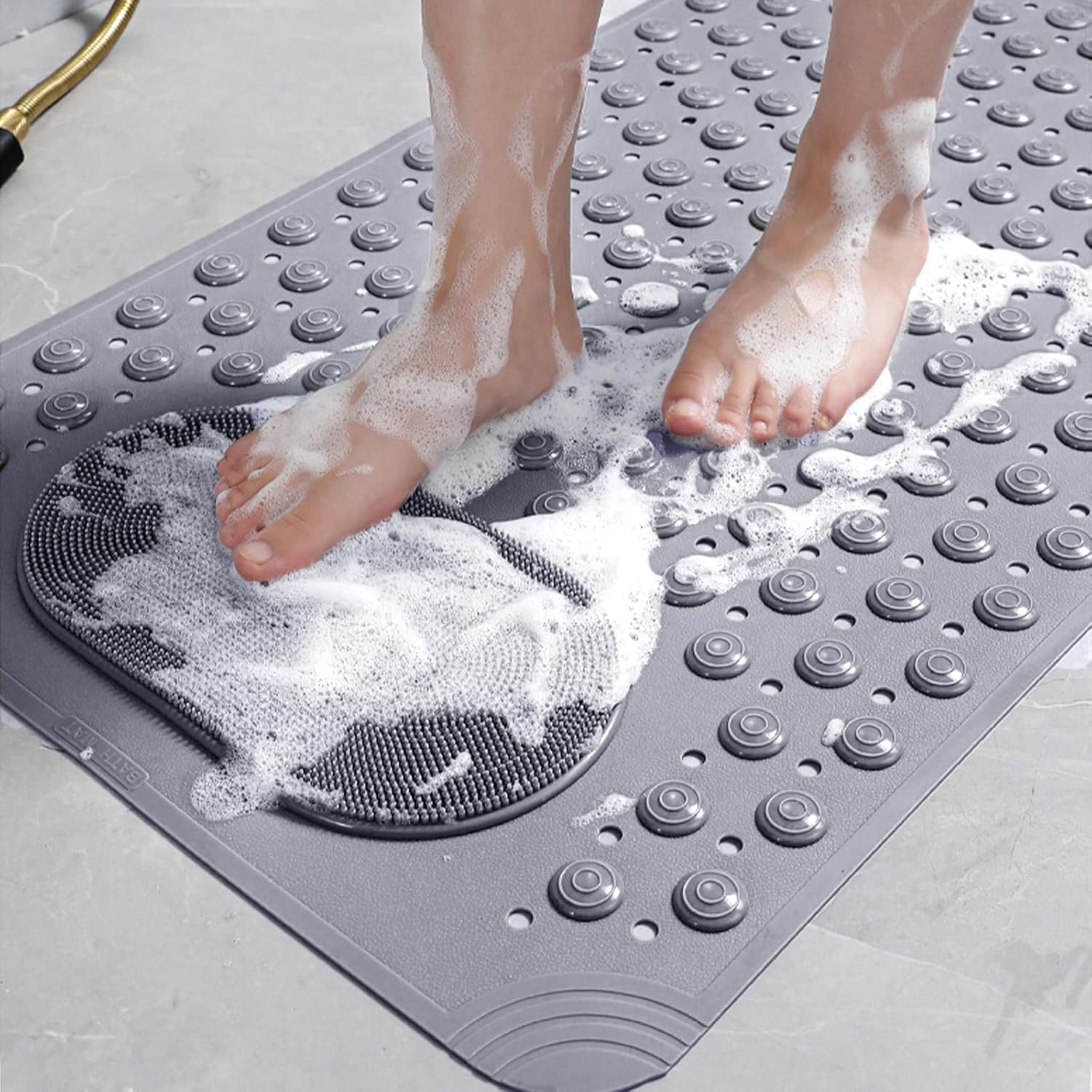 Bath Tub Mat Shower Mat Non Slip Bathtub Mats with Suction Cups Bath Mat for Tub Bathroom Mats Machine Washable