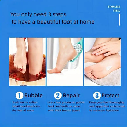 10pcs Stainless Steel Foot File Set - Professional Unscented Pedicure Tools for Dead Skin Removal and Foot Care Manicure Essentials