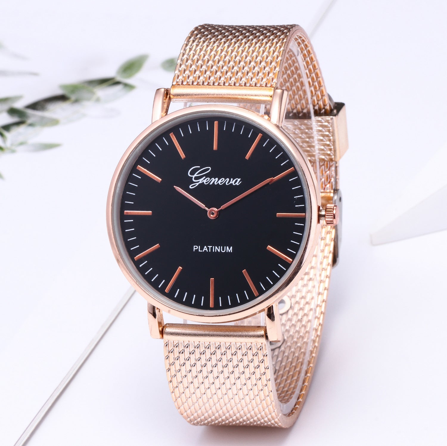 Geneva Lady Watch Women Watches Ladies Watches Girl Wristwatch Luxury Stainless Steel Retro Wrist Watch Female Quartz Watches Valentine's Day Christmas New Year Girl Friend Wife Gift