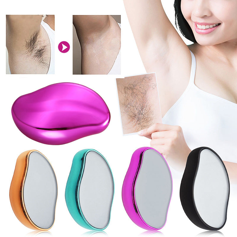 New Crystal Hair Remover Physical Painless Safe Epilator Easy Cleaning Reusable Body Beauty Glass Bleame Hair Removal Eraser