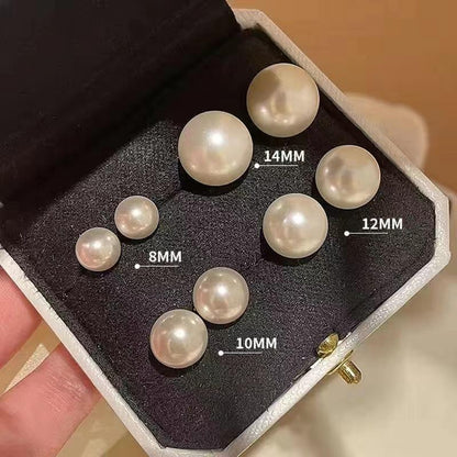 Pearl Retro Women's Earrings Korean Edition Simple Design High End Earrings and Accessories