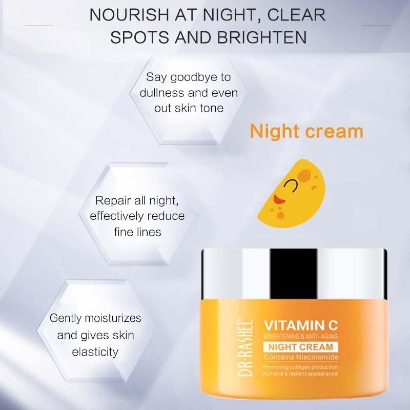 Dr Rashel Vitamin C NIGHT Cream With Niacinamide Brightening & Anti-Aging Face Cream