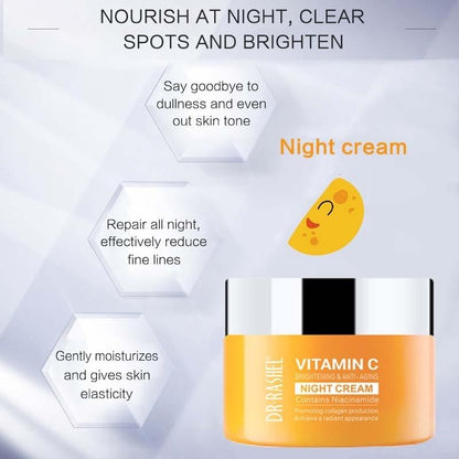 Dr Rashel Vitamin C NIGHT Cream With Niacinamide Brightening & Anti-Aging Face Cream