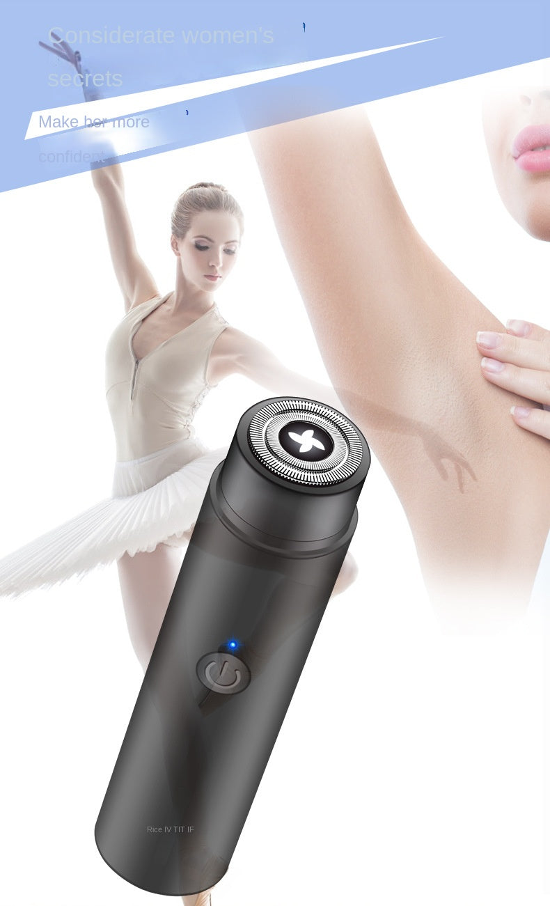 New Mini Electric Shaver Pocket Size Waterproof Razor Washable Portable Shaving Beard Trimmer USB Charging Travel Car Mini Shaver Rechargeable Men Shaver