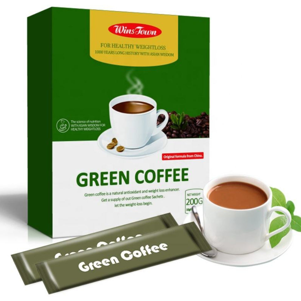 Wins Town Green Coffee Weight Loss Slimming Natural Instant Coffee