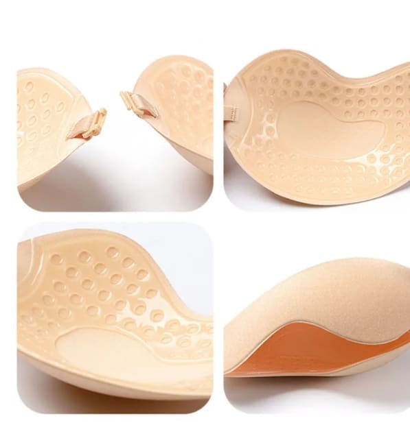 Mango Silicone Chest Stickers Push Up Bra Self Adhesive Bra Invisible Cover Bra Pad Sexy Strapless Breast Petals