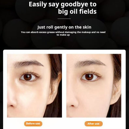 Ultra volcanic stone oil absorbing ball, oil absorbing ball, pore shrinking makeup, oil removal, oil absorption and beauty stick, portable