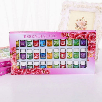 36 pcs Essential oil oil Set for diffuser, humidifier, Aromatherapy Scents: Lavender Violet Green Tea Rose Sandal wood Snow Lotus Jasmine Orange Ocean Lemon Osmanthus Strawberry