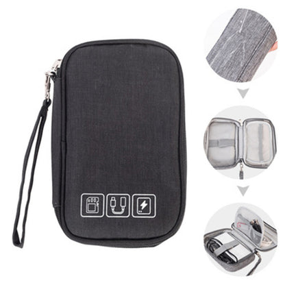 Cable Gadget Organizer Storage Bag Pouch Portable Home Electronic Accessories Case For Cord Charger Hard Drive Earphone USB SD Card