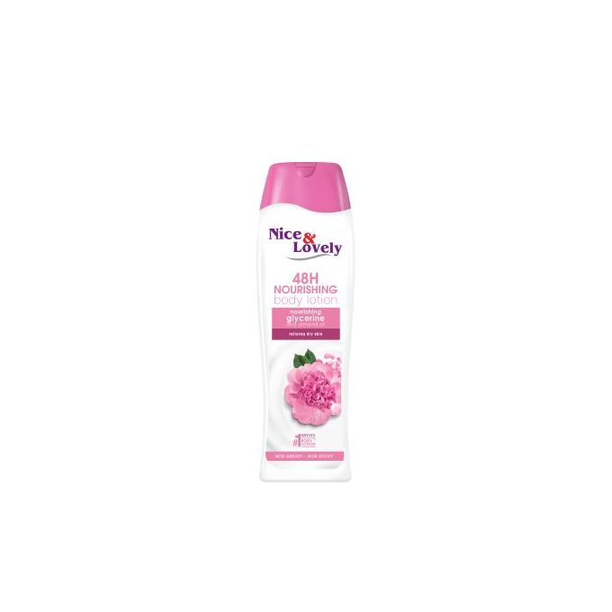 Nice & Lovely Twin Moisturizing Glycerine 600ml Lotion (Pack of 2)