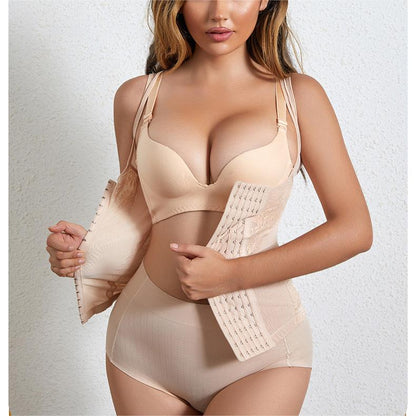 Shapewear Waist Trainer Push-Up Vest Shape-Up Waist Belt Sheath Flat Belly Postpartum Belt Belly Corset Women'S Style