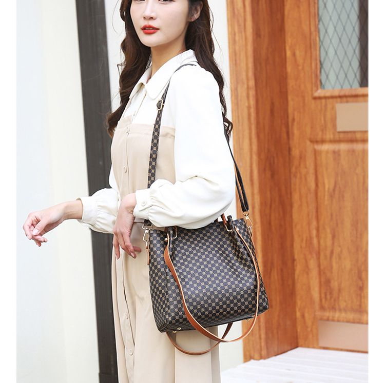 4pcs Women's handbag crossbody bag wallet card bag set