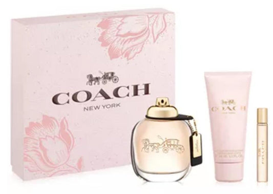 Coach Women EDP 3 Piece Gift Set with BL & Mini Perfume