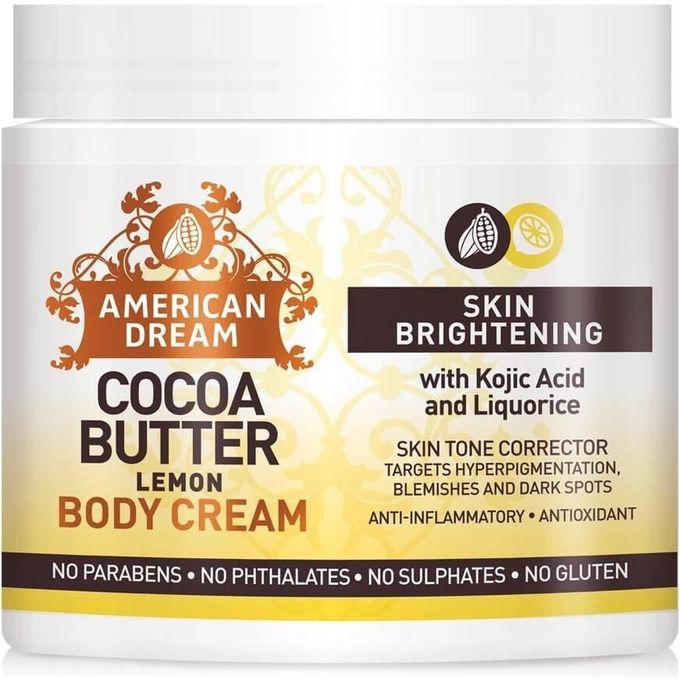 COCOA BUTTER LEMON CREAM KOJIC 16oz