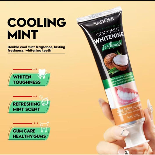 Coconut Whitening Toothpaste â€“ Natural Whitening & Fresh Breath