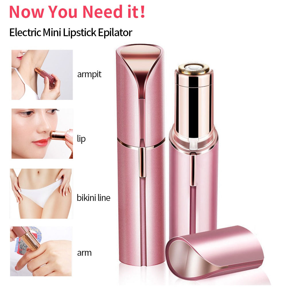 3 in1 Women Electric Eyebrow Trimmer Mini Eye Brow Epilator Facial Hair Removal USB Charging Portable Women Painless Razor Shaver Tool