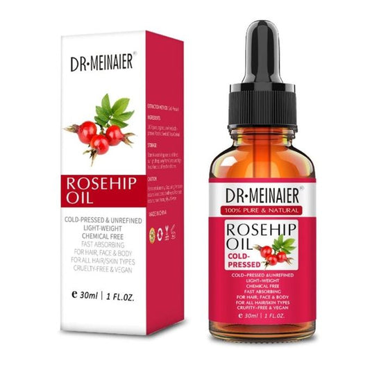 Cold pressed Rosehip Oil Massage Essential Oil/For Face, Hair, Nail, Scar, All Skin & Hair Types