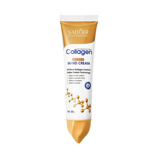 Collagen anti-aging hand cream with Hyaluronic Acid & Niacinamide Softens smoothens improves dry hands