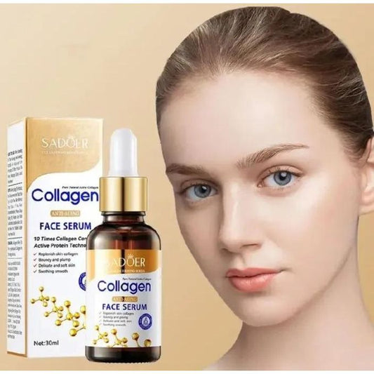 Collagen Face Serum Moisturize, Brighten, and Hydrate Your Skin Collagen Serum,Deep Repair Anti-aging, Anti-Wrinkles Face Serum, Fades Dark Marks,...