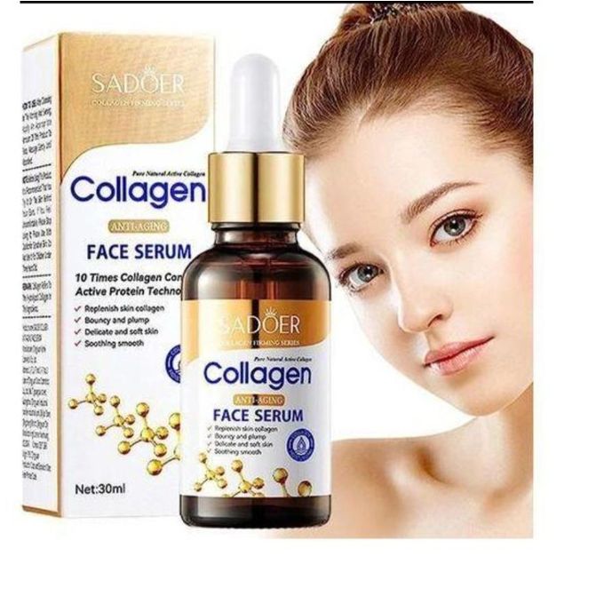 Collagen Firming Anti Aging Face Serum Replenish & Soothens Skin -30ml