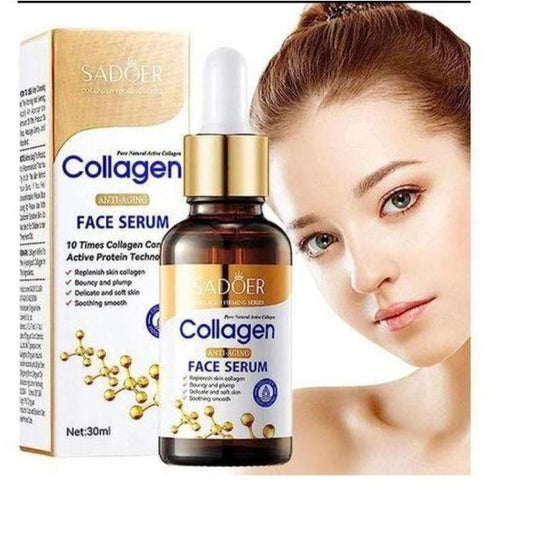 Collagen Firming Anti Aging Face Serum Replenish & Soothens Skin -30ml