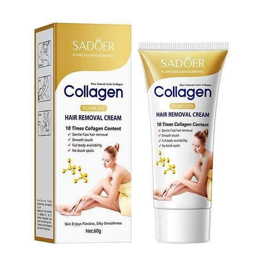 Collagen Hair Removal Cream, 10 Times Collagen Content (60g)