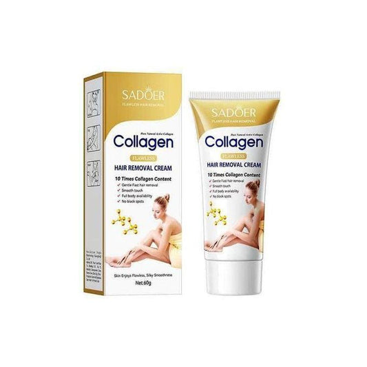 Collagen Hair Removal Cream, 10 Times Collagen Content (60g)