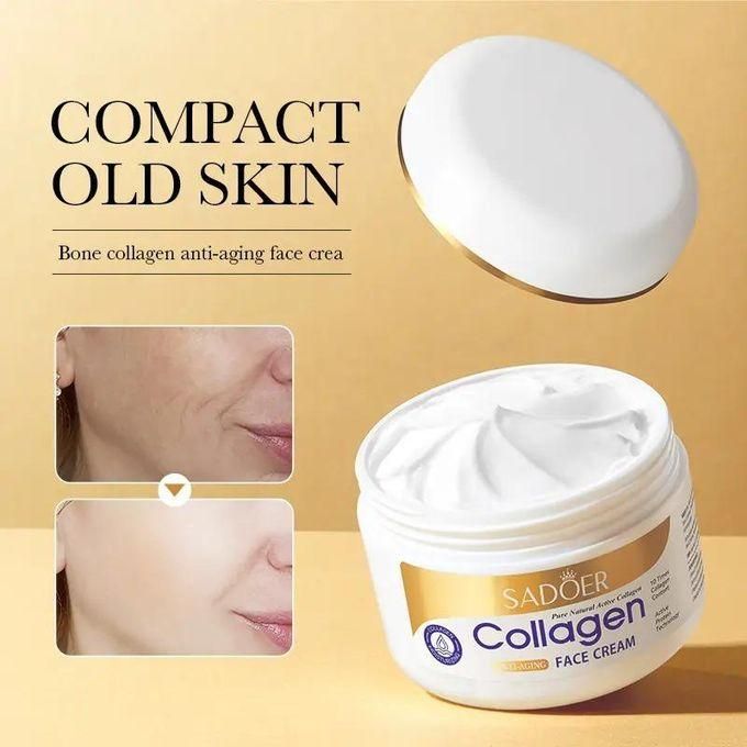 Collagen Premium Skin Cream - Anti Aging Face and Body Moisturizer, Intense Skin Hydration and Firmness