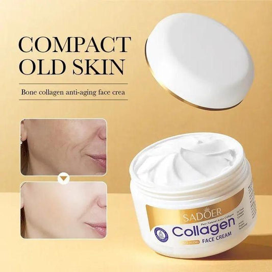 Collagen Premium Skin Cream - Anti Aging Face and Body Moisturizer, Intense Skin Hydration and Firmness