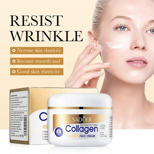 Collagen Premium Skin Cream - Anti Aging Face And Body Moisturizer, Intense Skin Hydration And Firmness
