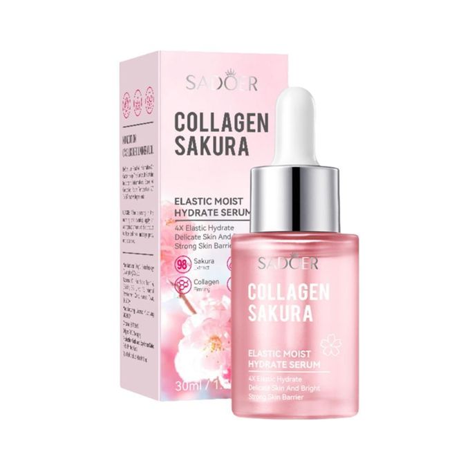 Collagen Sakura Face Serum For Moisturizing , Nourishes,Even Tones,Smoothes And Hydrates