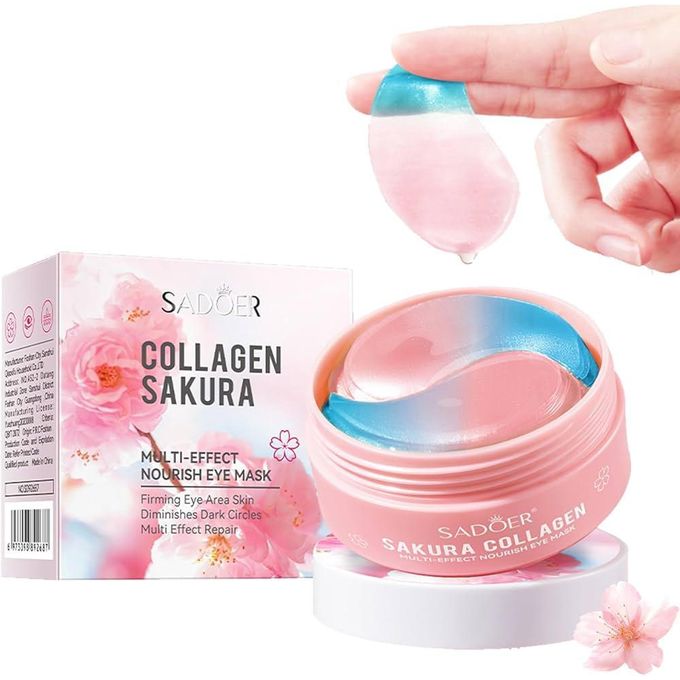Collagen Sakura Multi-Effect Nourishing Eye Masks 60pcs