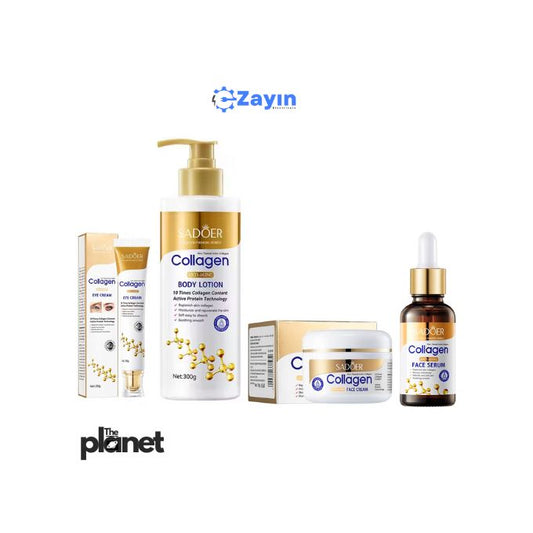 Collagen Skincare Set â€“ Face Serum, Eye Cream, Face Cream & Body Lotion