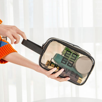 3pcs/set Makeup Bags Travel Wash Bag Transparent Waterproof Makeup Transparent waterproof makeup bag Storage Pouch Large Capacity