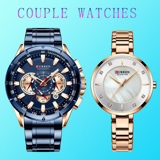 Couples Wrist Watches  Curren Gift Set