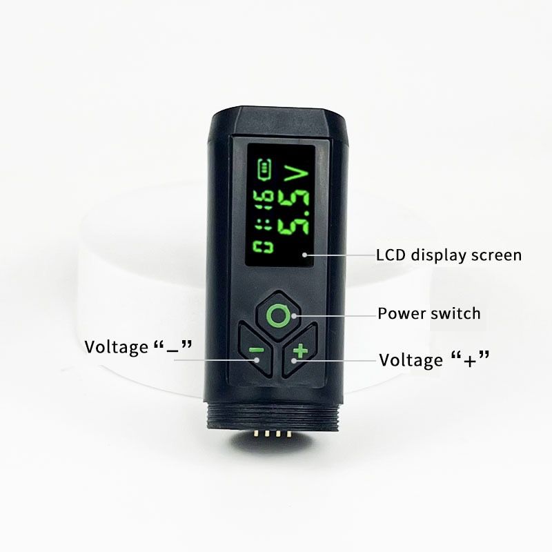 FF1 Model Portable Wireless Tattoo Pen Kit ,Professional Tattoo Machine Kit, Rotary Machine for Lining, Shading & Practice - Complete Tattooing Supplies Set