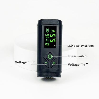 FF1 Model Portable Wireless Tattoo Pen Kit ,Professional Tattoo Machine Kit, Rotary Machine for Lining, Shading & Practice - Complete Tattooing Supplies Set