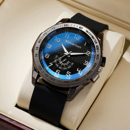 business watches men Large Dial Watches for Men's Waterproof Men Watch Fashion Trend Quartz Analog Male Watch Wrist Watch Valentines Gift Quartz Watches Sports Watch