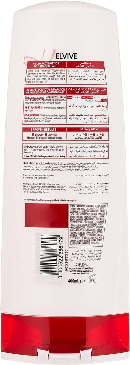 L'Oreal Paris ELVIVE TOTAL REPAIR 5 CONDITIONER 400ML