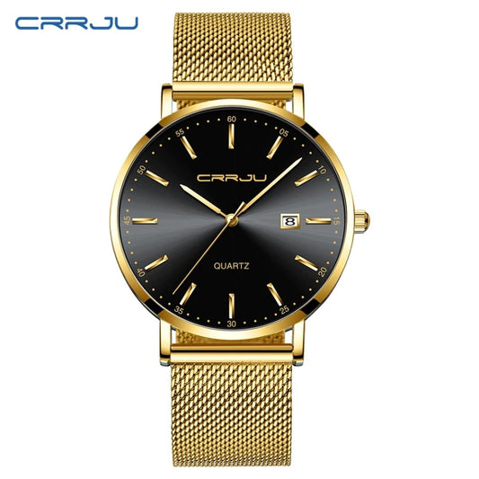 CRRJU Top Luxury Watches  Stainless Steel