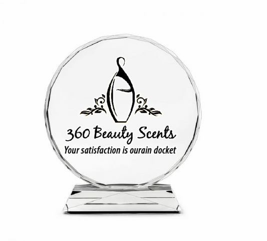 Crystal round Plaques