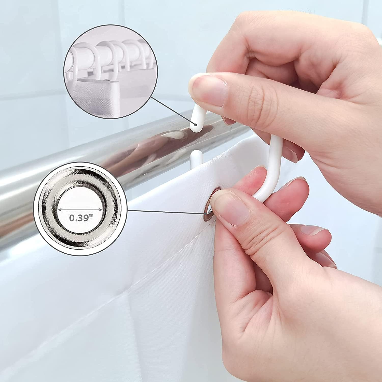 1PCS Dolphin Shower Curtain Shower Curtains Blue Ocean Wildlife Theme Bathrooms Shower Curtains Waterproof