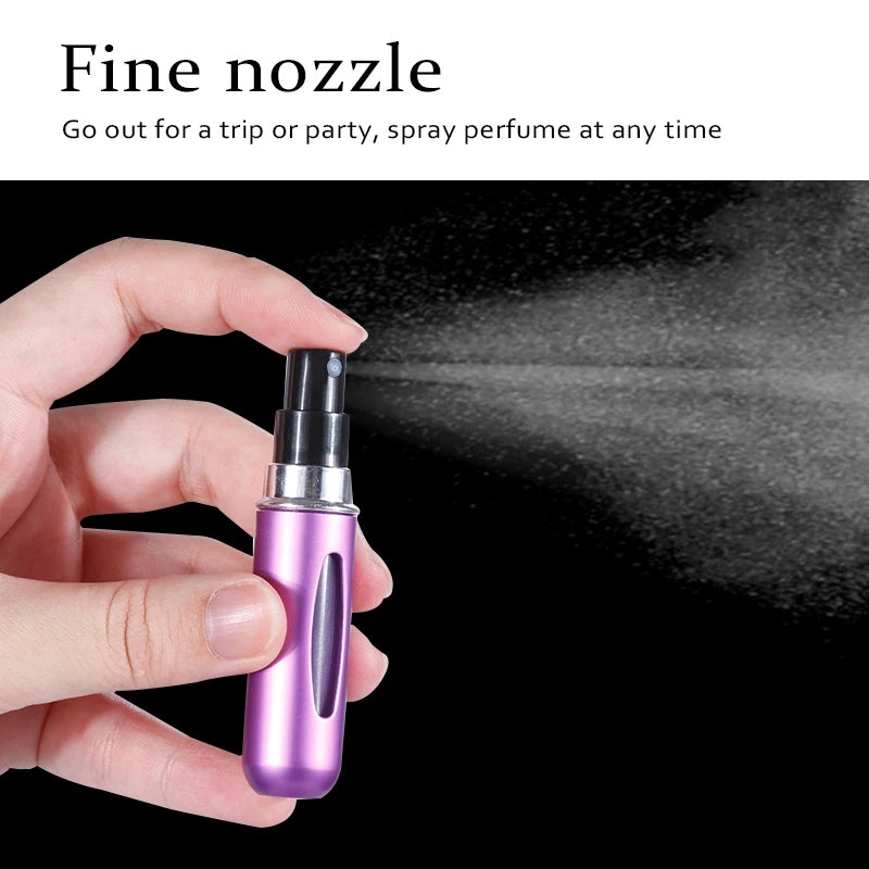 New Arrival Portable Mini Refillable Perfume Bottle With Spray Scent Pump Empty Cosmetic Containers Atomizer Bottle For Travel Tool