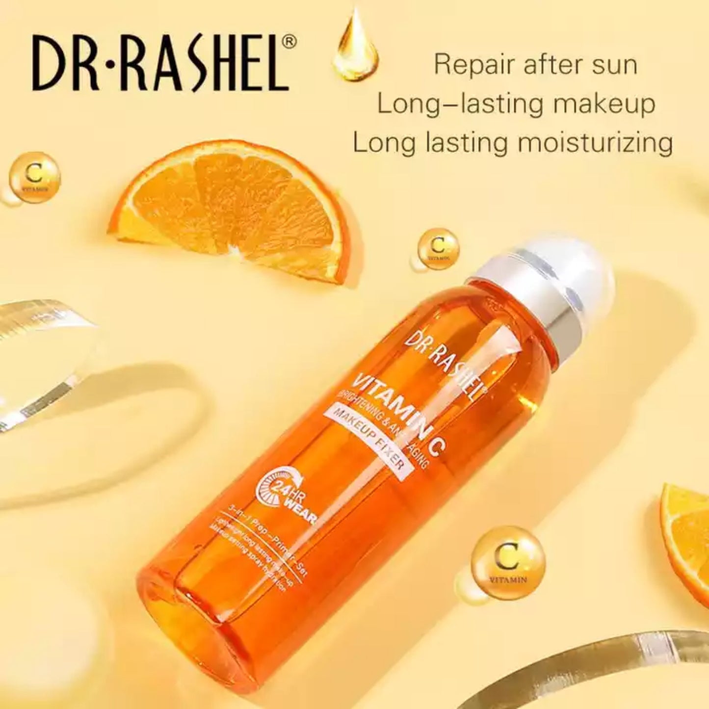 Dr. Rashel Vitamin C Brightening & Anti-Aging Makeup Fixer Fix Spray - 160ml