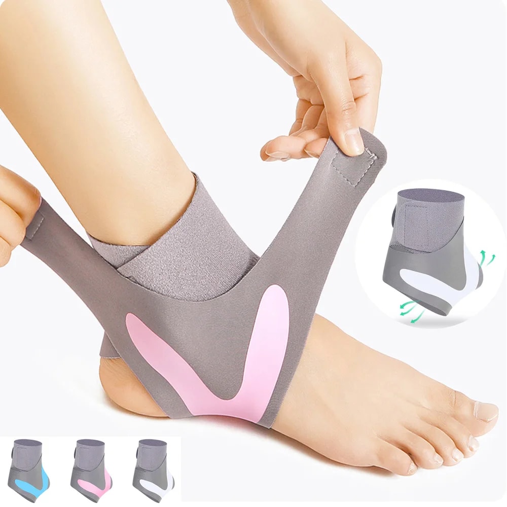 1pc Sports Ankle Brace for Women Men Adjustable Compression Ankle Wrap Support Soft Elastic Breathable Brace Protector Ankle Guard Ankle protective brace for basketball and football
