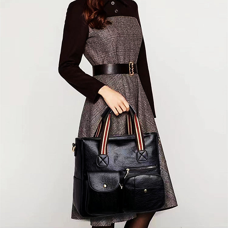 Women's Messenger Bag Handbag large capacity Multi Pocket New Single Shoulder Bag Travel Bag